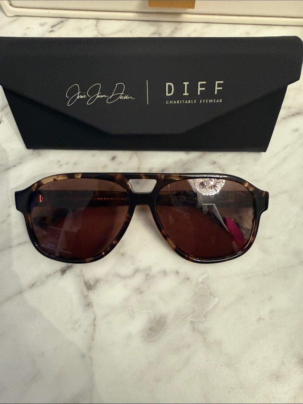 Diff Eyewear Tortoiseshell Brown Lens Sunglasses
